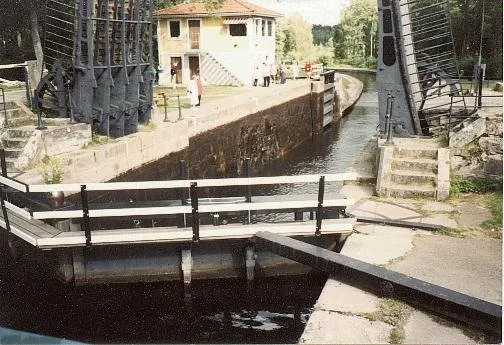 Alte Schleuse am Götakanal